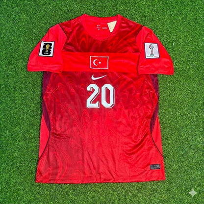 Ferdi Kadıoğlu #20 Turkey Türkiye - World Cup 2026 - Home Red - Jersey Trikot - Maillot Maglia