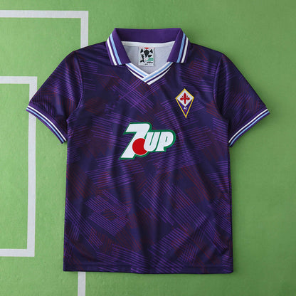 Fiorentina 1992/1993 Home Kids Retro Football Jersey Trikot Maillot