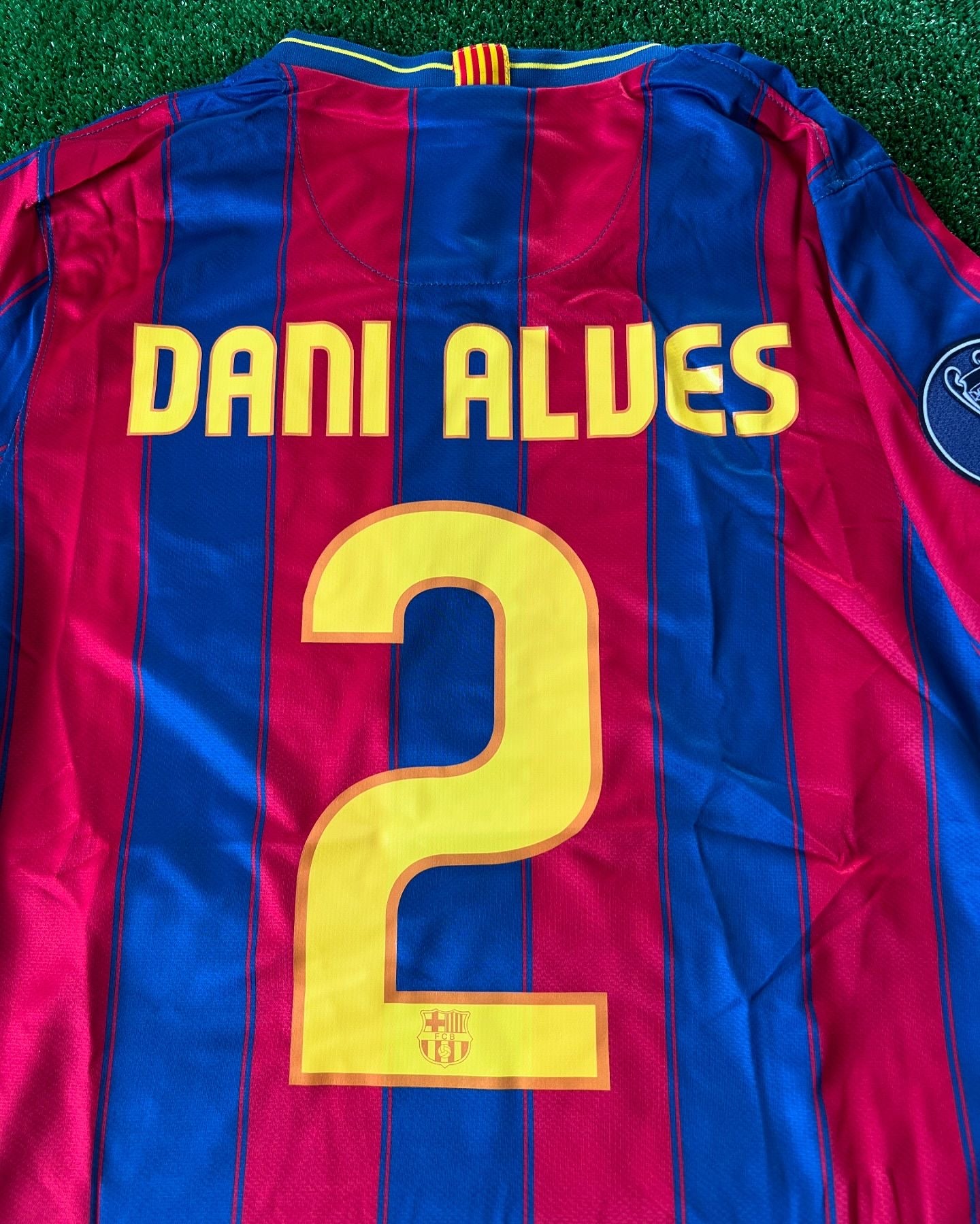 Dani Alves Barcelona Retro Jersey