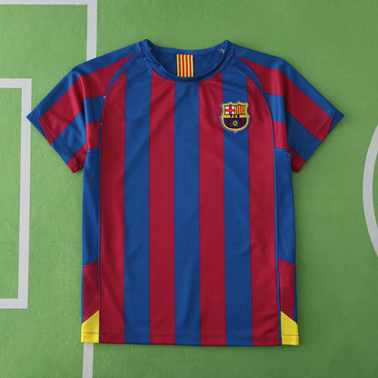 Barcelona 2005 Season Home  kids  Retro Jersey Trikot Soccer Shirt