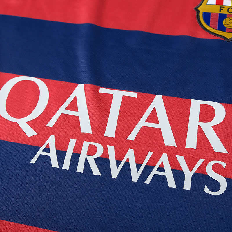 Barcelona 2015-16 Season Home Retro Jersey Trikot Soccer Shirt