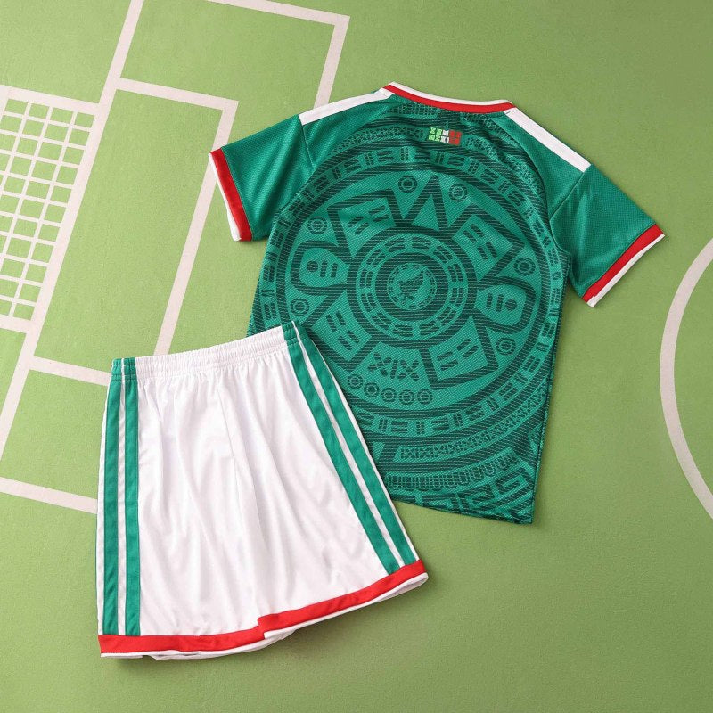 Mexico 2026 World Cup Home Kids Jersey Trikot Maillot