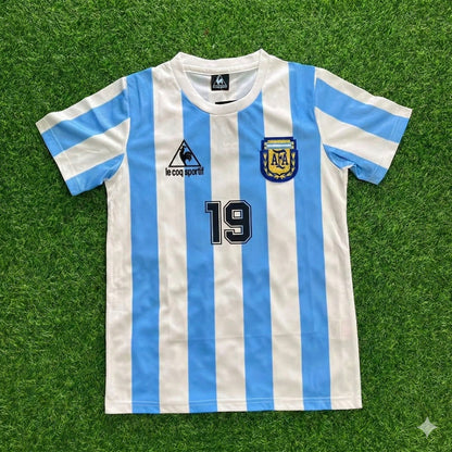 Oscar Ruggeri 19 – Argentinien 1986 Heimtrikot Retro-Fußballtrikot