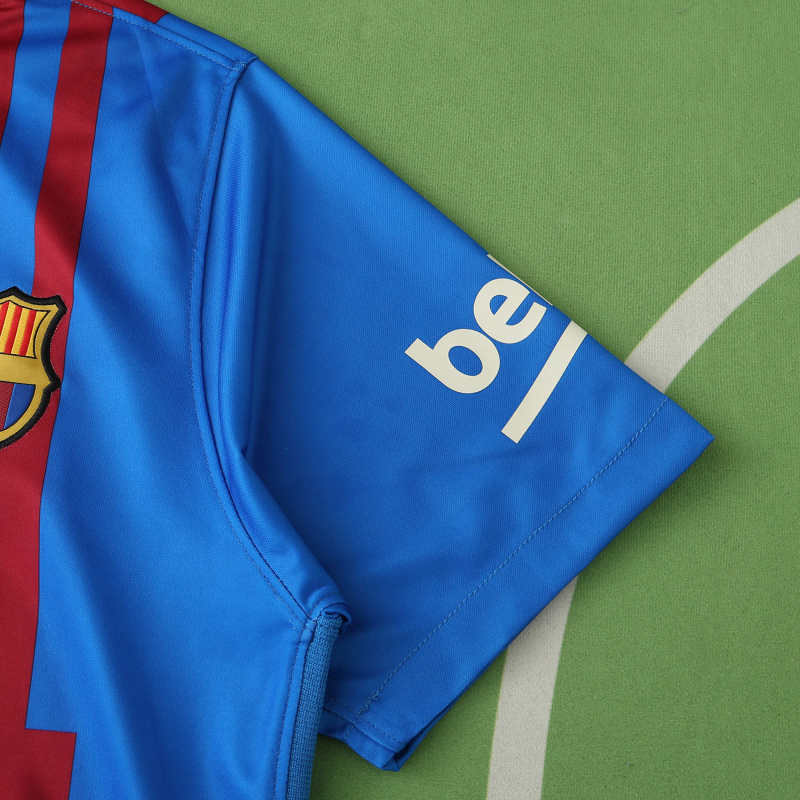 Barcelona 2021-22 Season Home  Retro Jersey Trikot Soccer Shirt