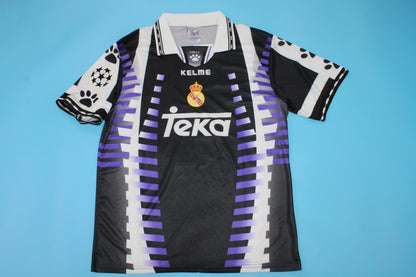 Fernando Hierro #4 Real Madrid 1997-1998 Season Third Jersey