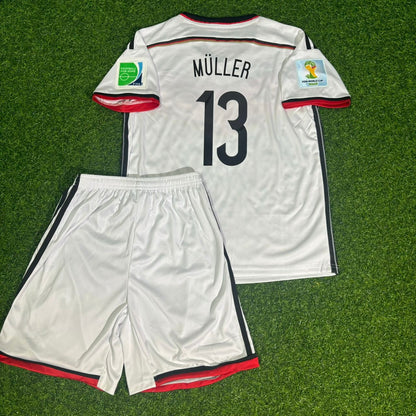 Thomas Müller Germany 2014 World Cup Retro Kids Football Jersey