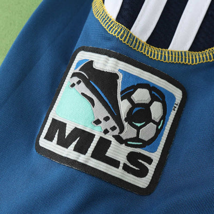 LA Galaxy 11/12 Saison Auswärts Retro Blau Trikot Fußballtrikot