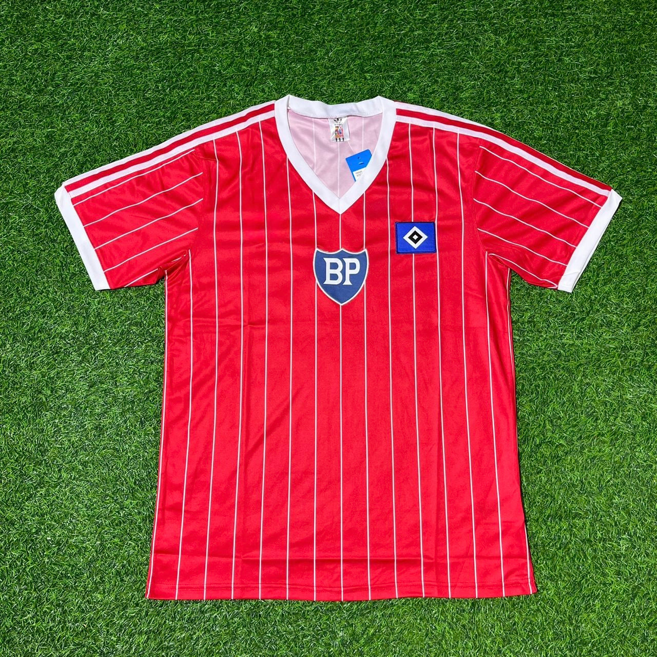 Hamburger SV Retro Heimtrikot 1984 Rot Fußball Trikot Hamburg Retro