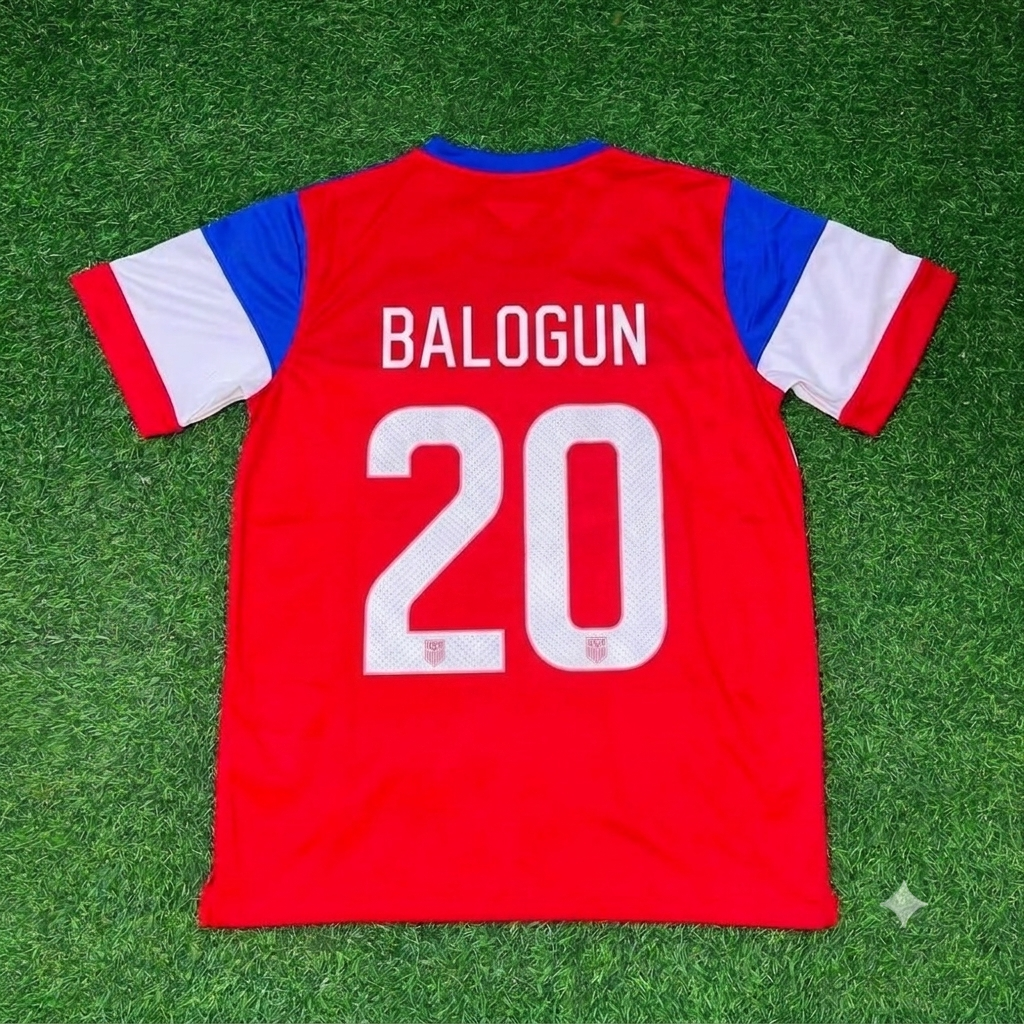 Folarin Balogun Away Retro Jersey Trikot Soccer Shirt