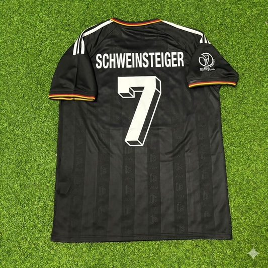Bastian Schweinsteiger Germany 2002 World Cup Black Special Retro Football Jersey