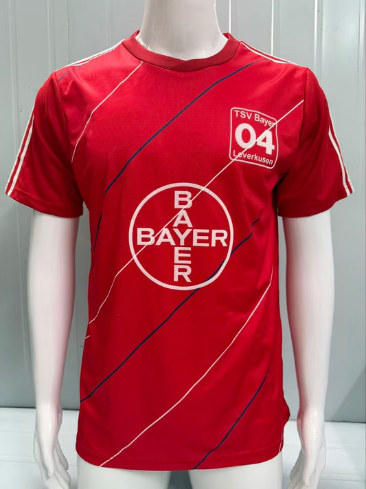 Bayer 04 Leverkusen 1987-88 Home Trikot Rot
