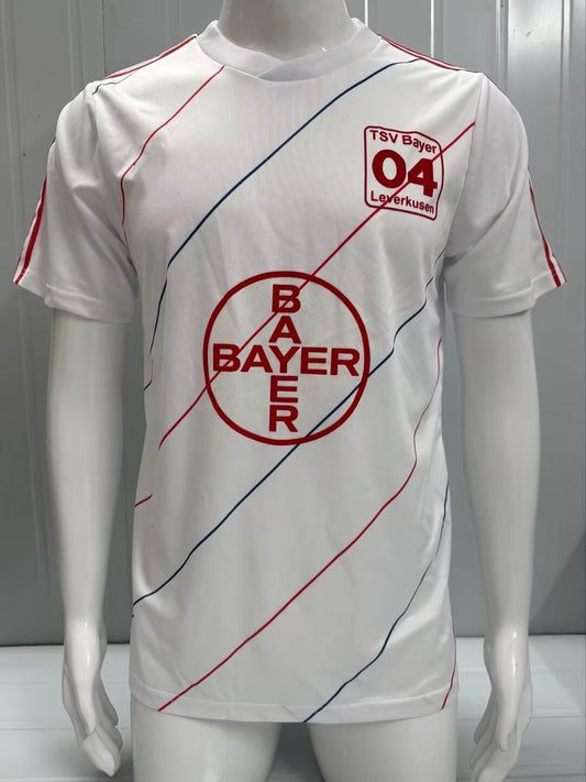 Bayer 04 Leverkusen 1987-88 Away Trikot Weiß