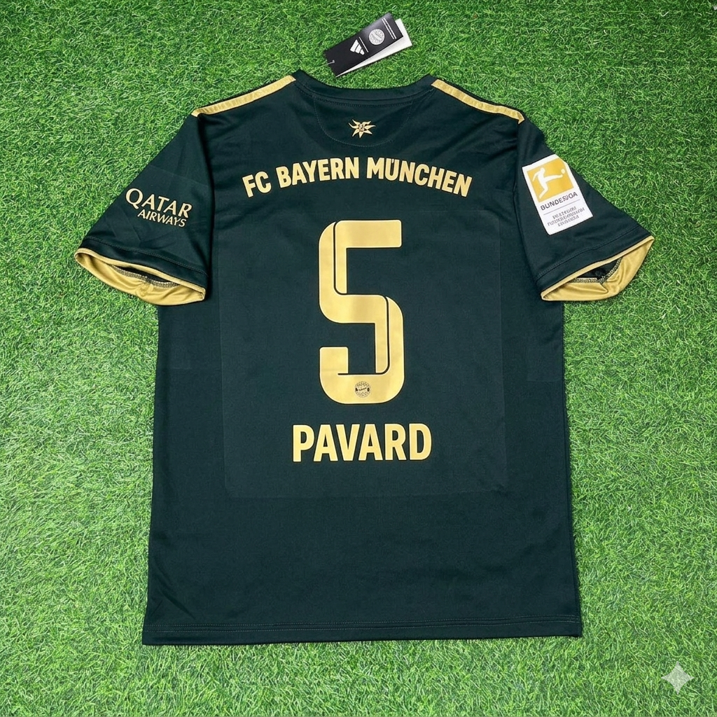Benjamin Pavard Bayern Munich 2021-2022 Oktoberfest Green Special Edition Football Jersey