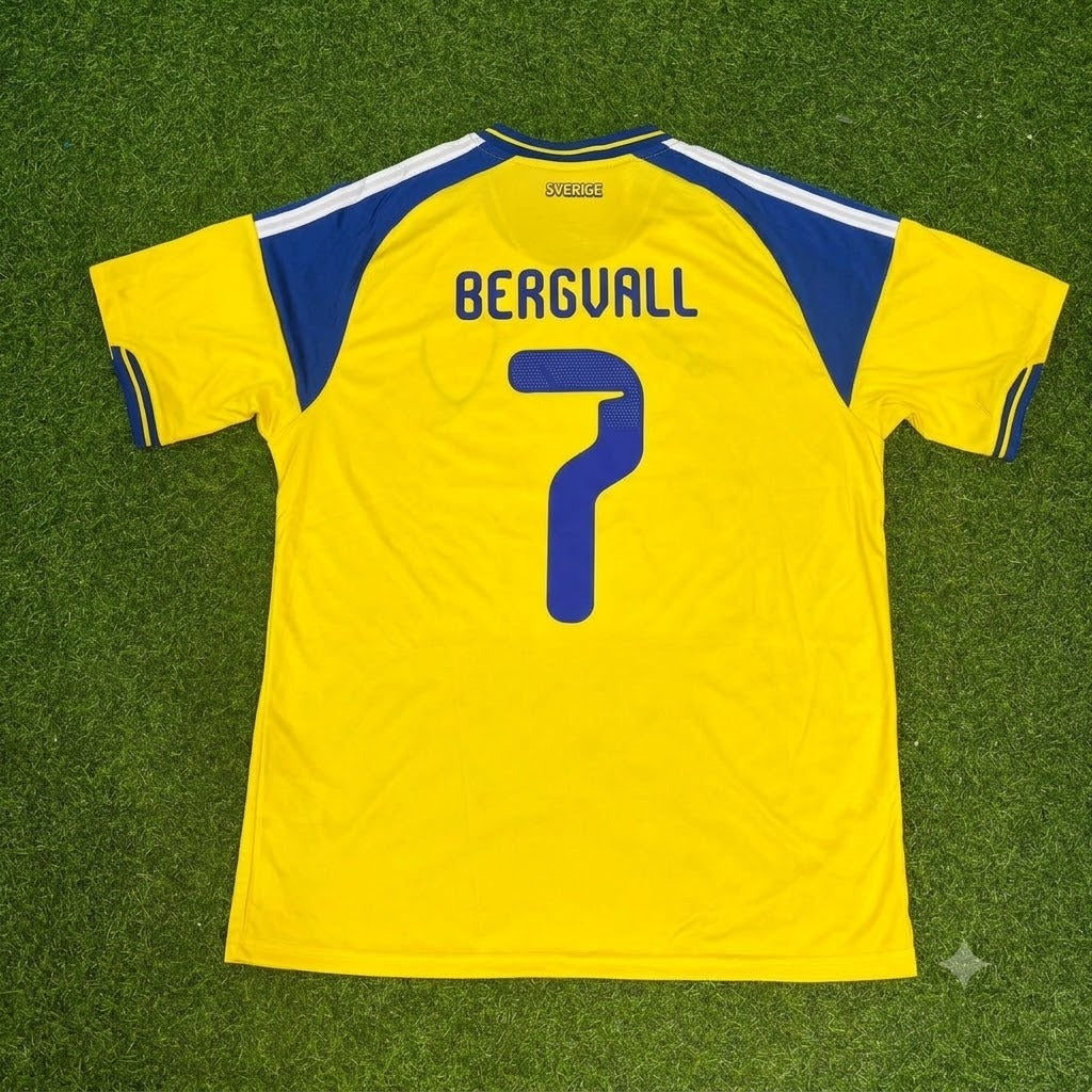 Lucas Bergvall Sweden 2026 World Cup New Season Football Jersey