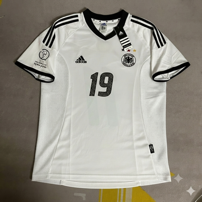 Bernd Schneider Germany Deutschland 2002 World Cup Japan Korea White Retro Jersey Trikot