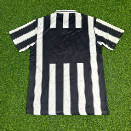 Besiktas 1996/1997 Black White Retro Forma Football Trikot Maillot Jersey