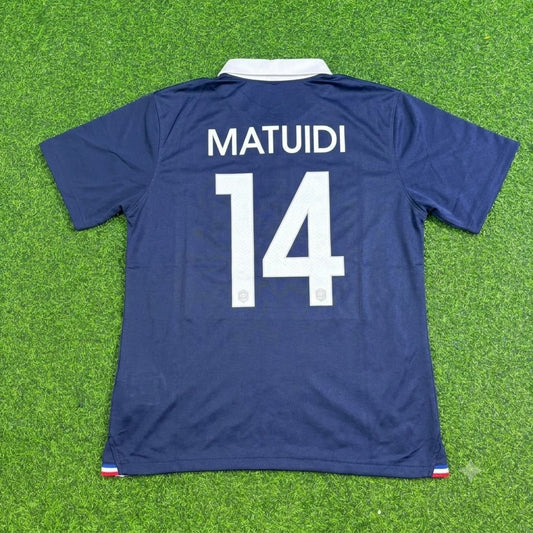 Blaise Matuidi #14 France 2014 World Cup Football Jersey