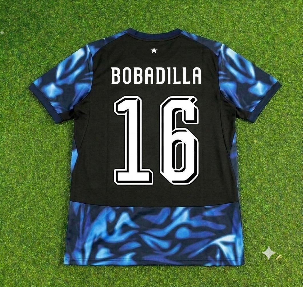 Damian Bobadilla Paraguay World Cup 2026 Black Football Jersey Shirt Trikot Maillot