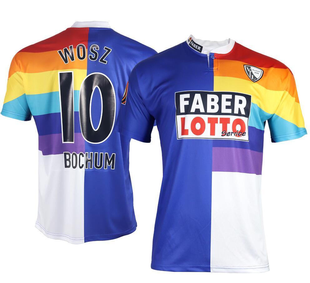 VfL Bochum Retro Heimtrikot 1997 Blau Fußball Trikot