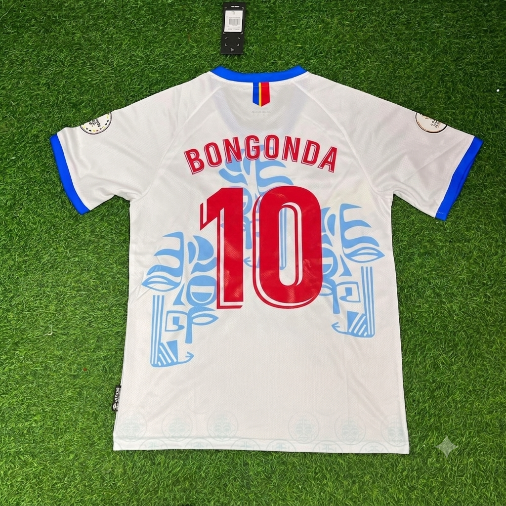 Theo Bongonda Democratic Republic of the Congo World Cup 2026 Away Football Jersey Shirt Trikot Maillot
