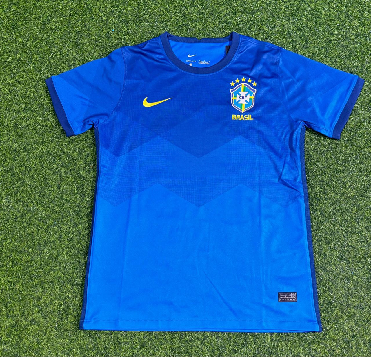 Rivaldo Brazil Blue Football Jersey Trikot Maillot
