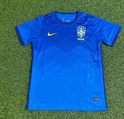 Rivaldo Brazil Blue Football Jersey Trikot Maillot