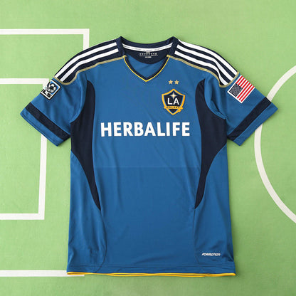 LA Galaxy 11/12 Saison Auswärts Retro Blau Trikot Fußballtrikot