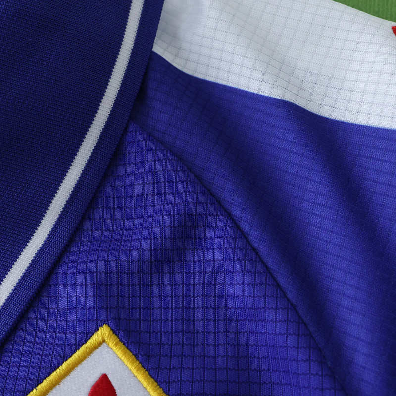 Fiorentina 1998 Home Kids Retro Football Jersey Trikot Maillot