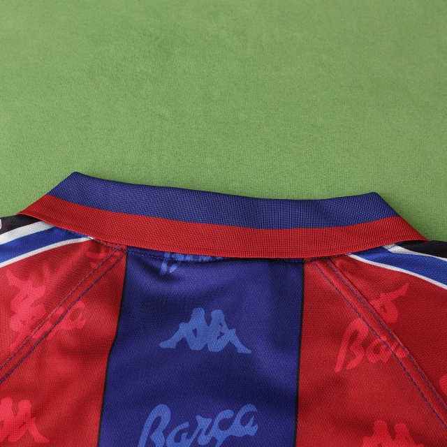 Barcelona 1996 Season Home  Retro Jersey Trikot Soccer Shirt