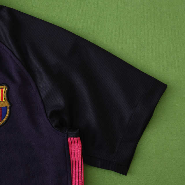 Maillot de football rétro enfant extérieur du FC Barcelone saison 2016