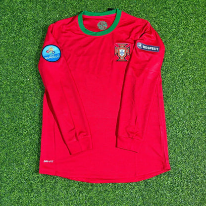 Ricardo Quaresma #10 Portugal EURO 2012 Long Sleeve Retro Football Jersey