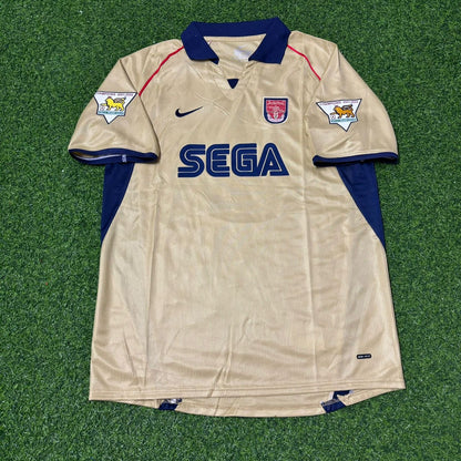 Fredrik Ljungberg #8 Arsenal 2001-2002 Away Golden Kids Retro Football Jersey