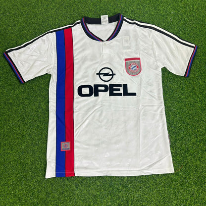 Bayern München 1996/1997 Saison Auswärts Retro Fußballtrikot