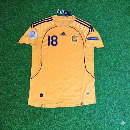 Álvaro Arbeloa 18- Spain EURO 2008 Retro Football Jersey