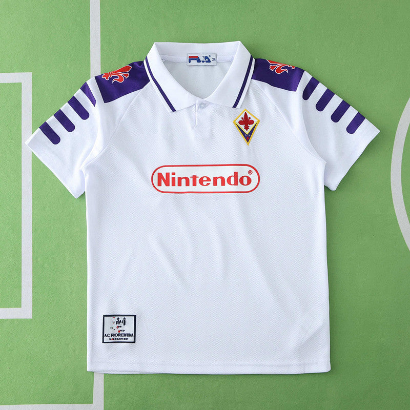 Fiorentina 1998 Away Kids Retro Football Jersey