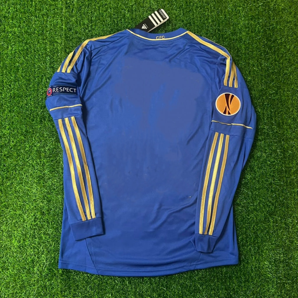 Chelsea 2013 Europe League Final Amsterdam Blue Retro Football Jersey