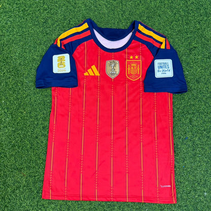 Marc Cucurella #24 Spain Two Star 2026 World Cup Champions Home Jersey Trikot Maillot