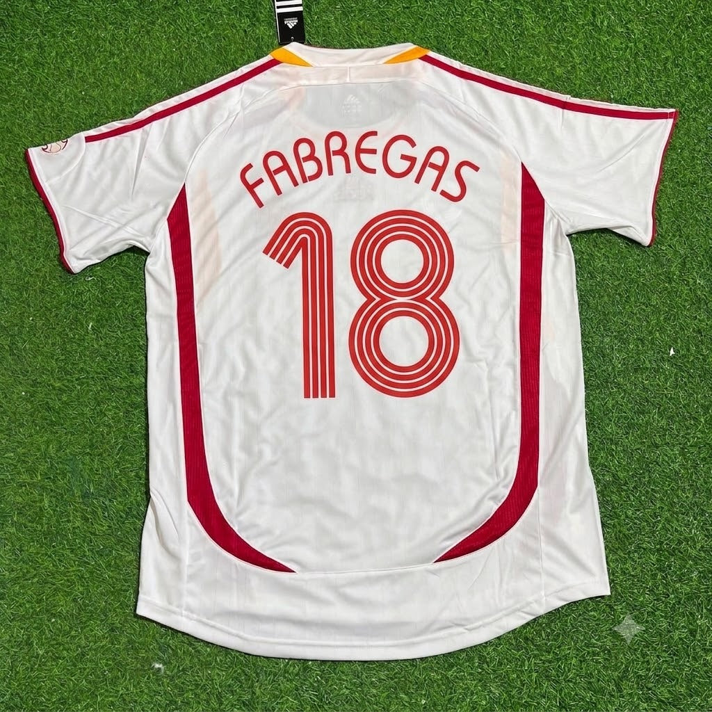 Cesc Fabregas Spain 2006 World Cup White Retro Jersey Trikot Maillot Camiseta