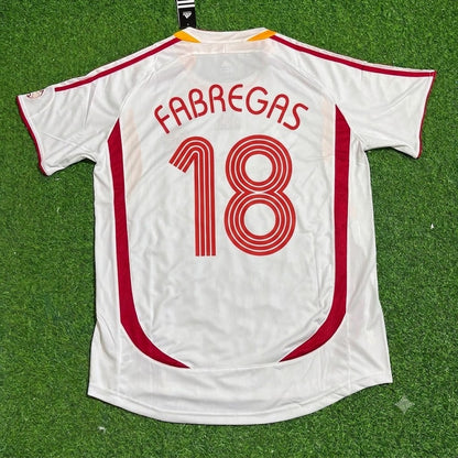 Cesc Fabregas Spain 2006 World Cup White Retro Jersey Trikot Maillot Camiseta