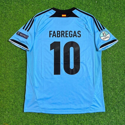 Cesc Fabregas Spain EURO 2012 Final Retro Football Jersey Kit