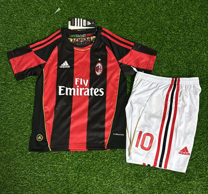 Clarence Seedorf #10 - Milan 2010 2011 Red Black Kit Jersey Trikot Maillot Shirt