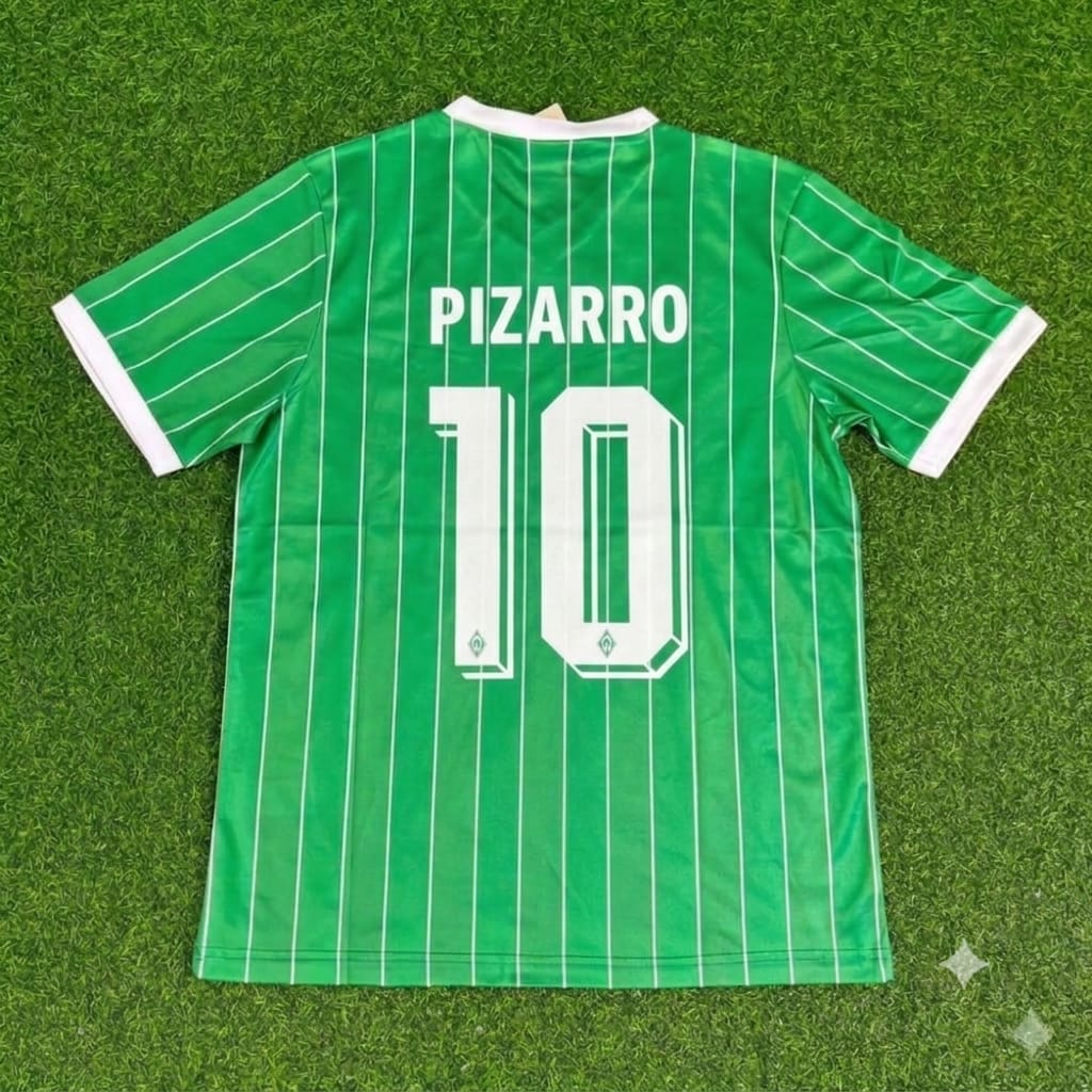 Claudio Pizarro Werder Bremen Commemorative Heim Retro Fußballtrikot