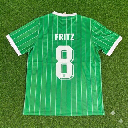 Clemens Fritz Werder Bremen Commemorative Heim Retro Fußballtrikot