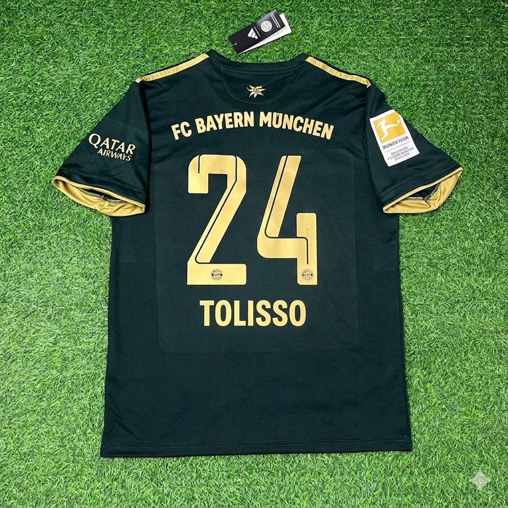 Corentin Tolisso Bayern Munich 2021-2022 Oktoberfest Green Special Edition Football Jersey
