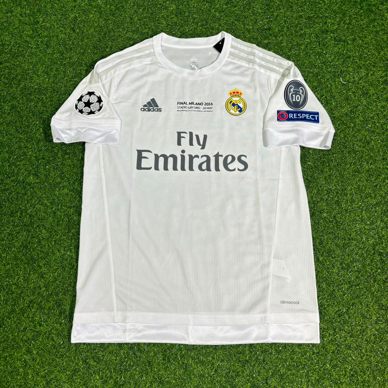 Toni Kroos Real Madrid 2016 Champions League Final Football Jersey Kit