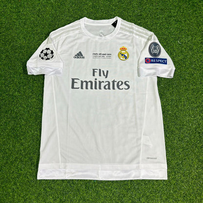 Toni Kroos Real Madrid 2016 Champions League Final Football Jersey Kit