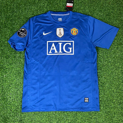 Wayne Rooney Manchester United 2008 FIFA World Cup Champions League Patch Retro Short Jersey Trikot Fußball Shirt