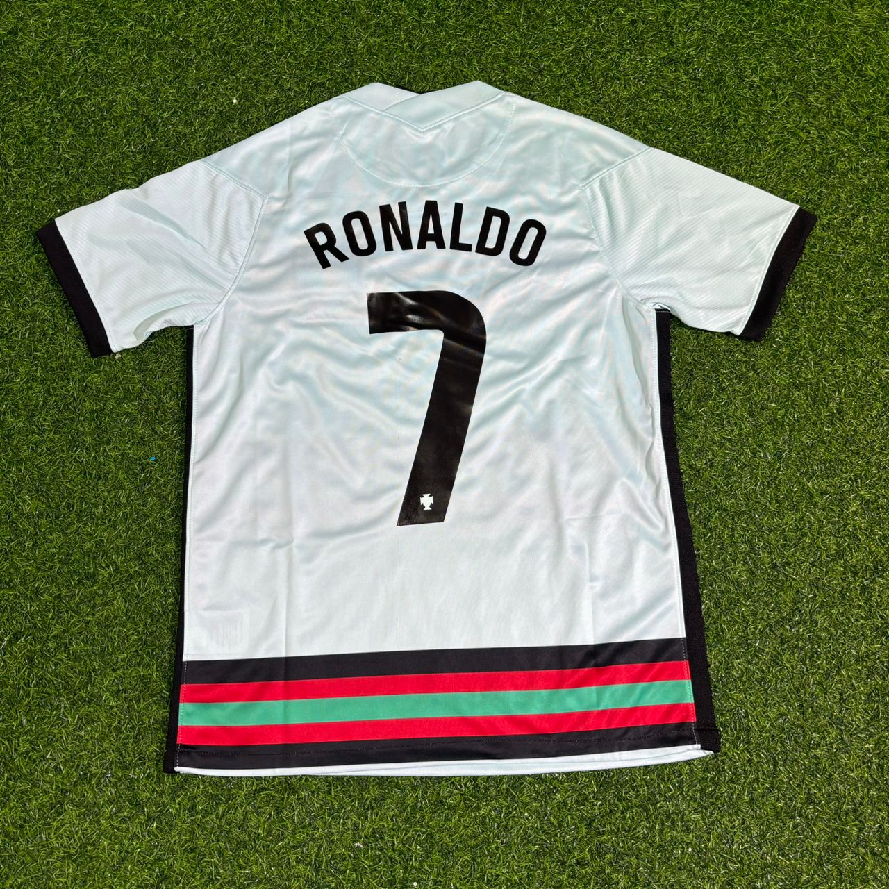 Cristiano Ronaldo Portugal EURO 2020 Retro Away Football Jersey