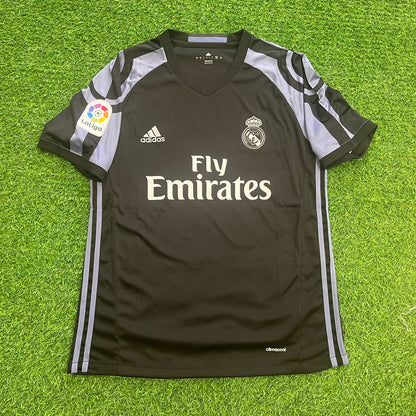 Cristiano Ronaldo Real Madrid 2016 Black Retro Football Jersey