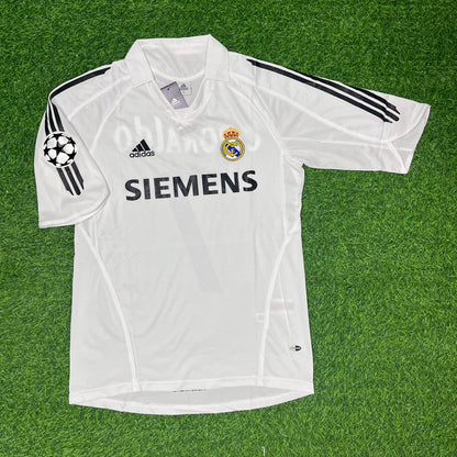 Cristiano Ronaldo Real Madrid White Retro Jersey Soccer Shirt Trikot